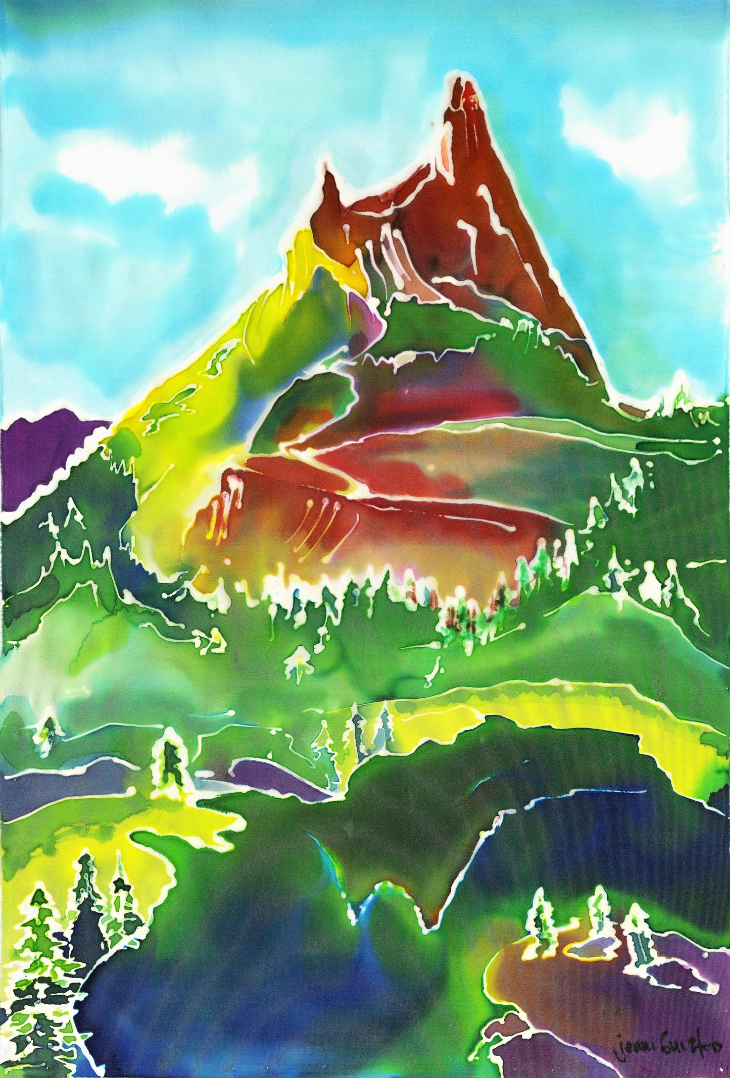 Cathedral Peak and Lake Reflection - My Store