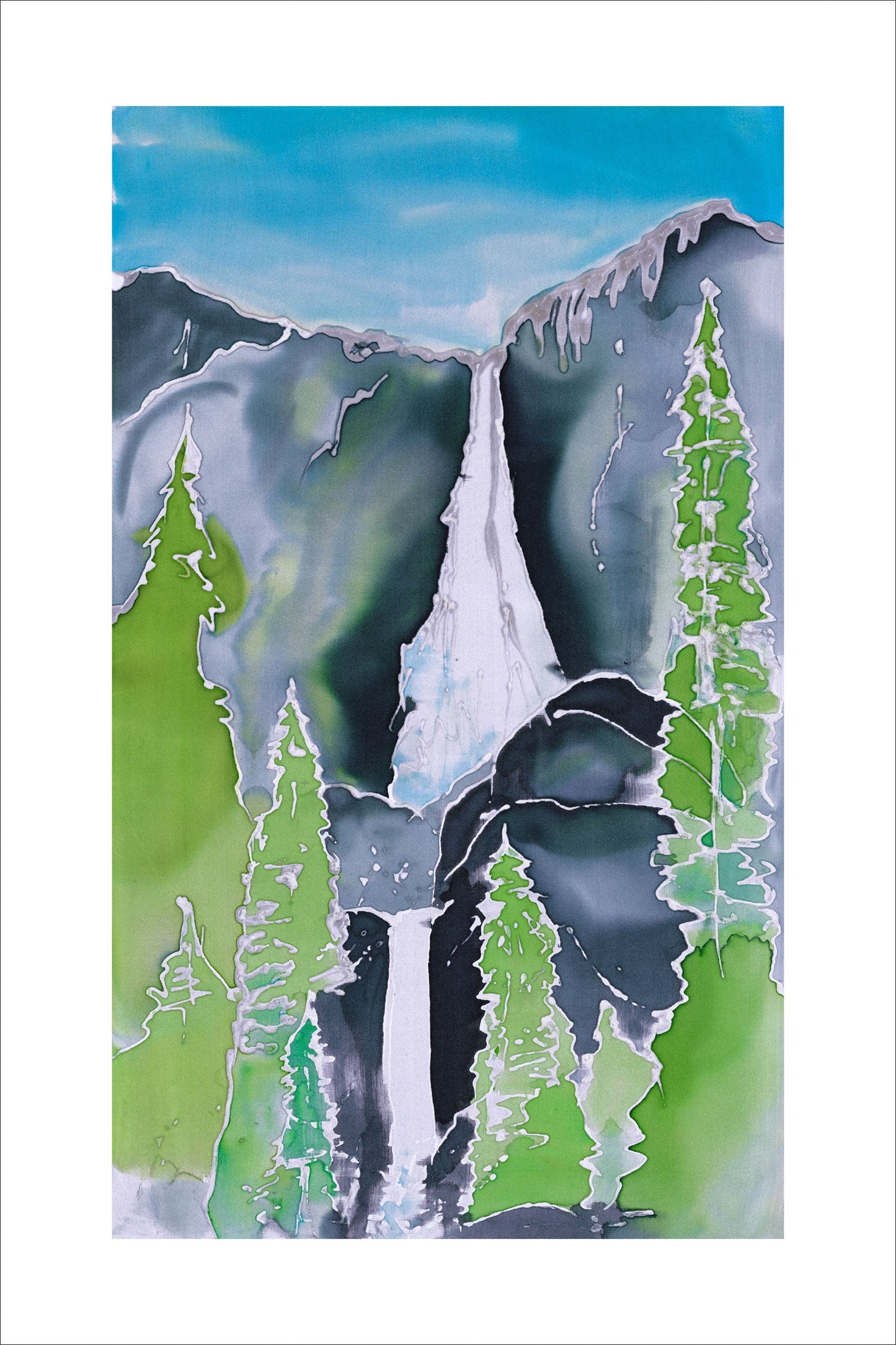 Yosemite Falls In Spring