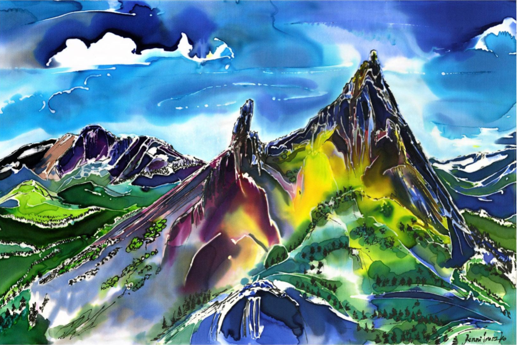 Cathedral Peak and Mt. Conness