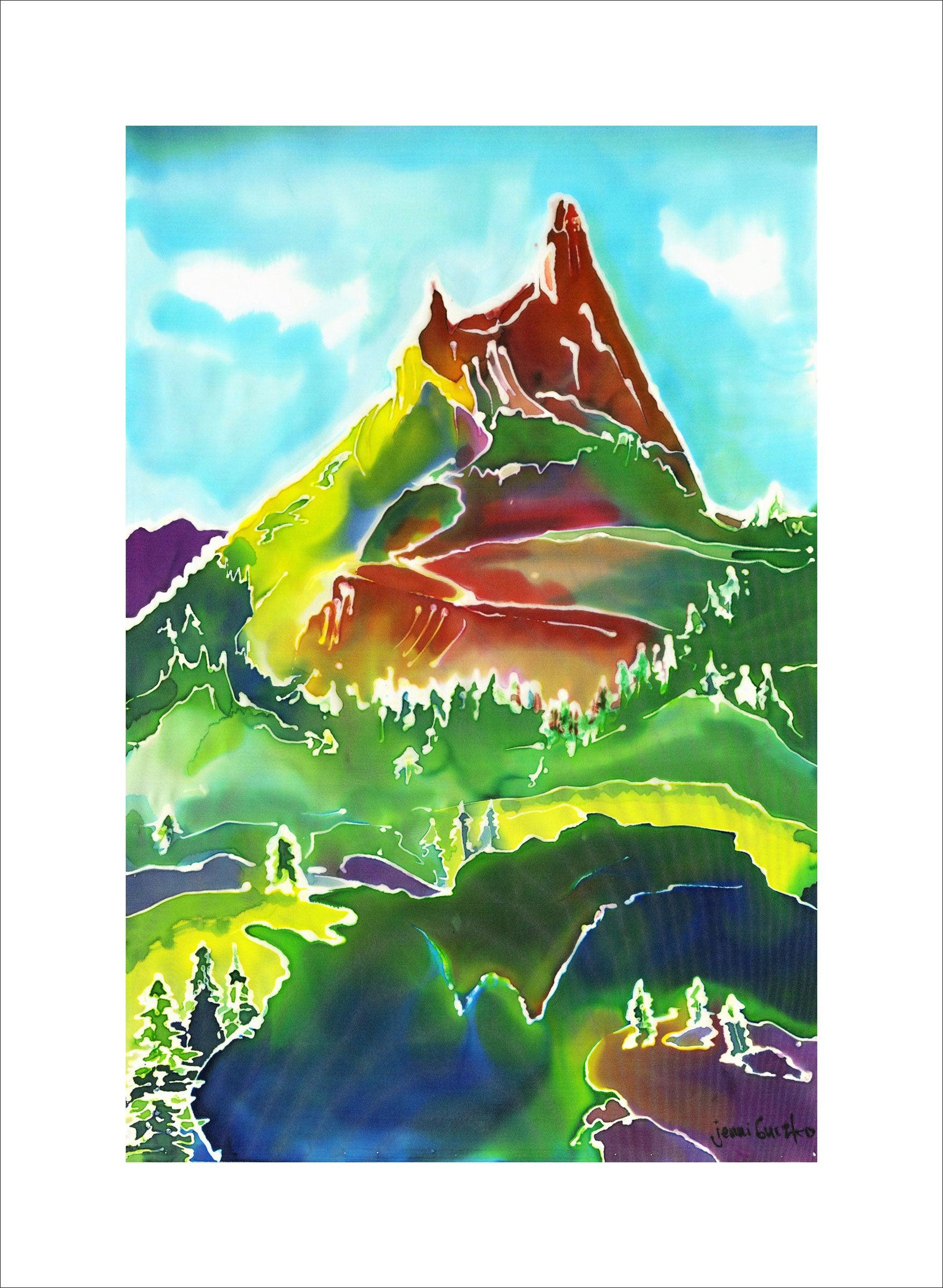 Cathedral Peak and Lake Reflection - My Store