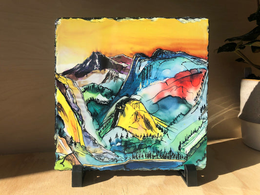 Mt. Conness and Yellow Sky